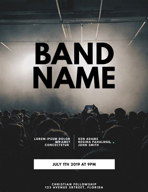 Free Band Flyer Templates