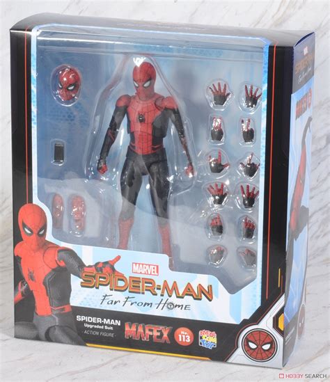 Mafex No113 Spider Man Upgraded Suit Completed Package1