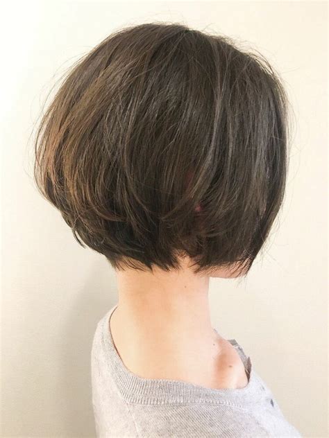Maybe you would like to learn more about one of these? 40代・50代 襟足すっきり!大人クールな前下がりショートボブ ...