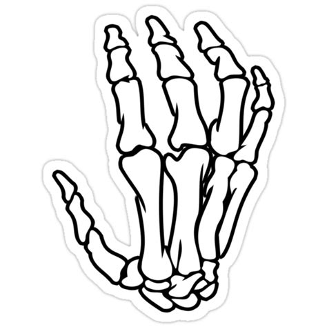 The fingers are coming out of a broken heart which can be seen bleeding so you know it is a matter of heartbreak. "Skeleton Hand" Stickers by hunnydoll | Redbubble