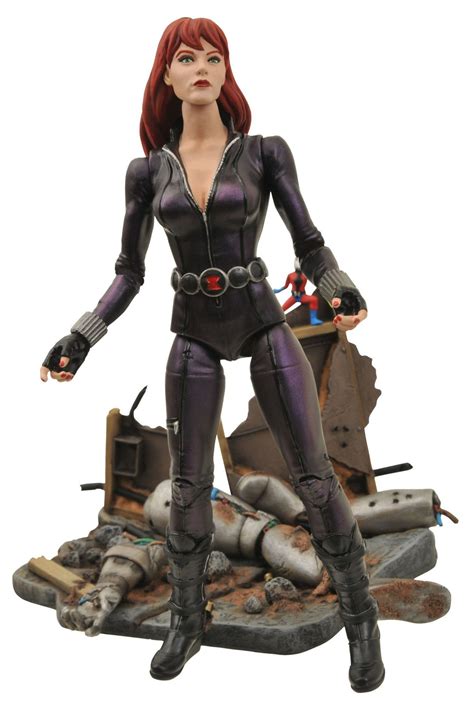 marvel select action figure black widow 18 cm anime figure doll