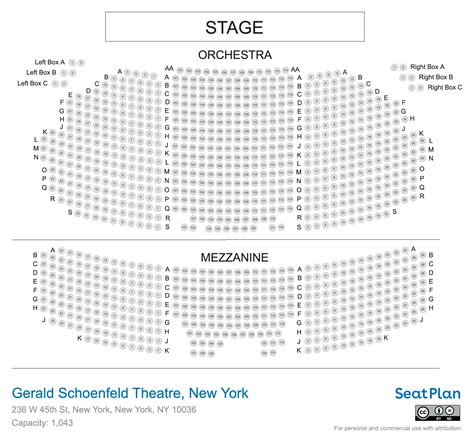 Gerald Schoenfeld Theatre New York Seating Chart And Seat View Photos