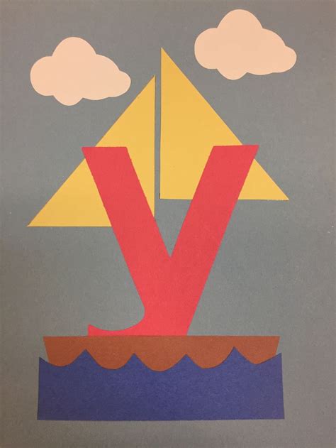 Y is for Yacht | Preschool letter crafts, Letter a crafts, Letter y crafts