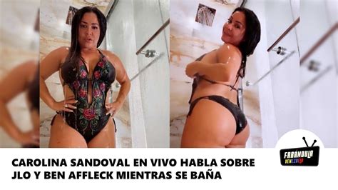 Carolina Sandoval En Vivo Habla Sobre JLo Y Ben Affleck Mientras Se