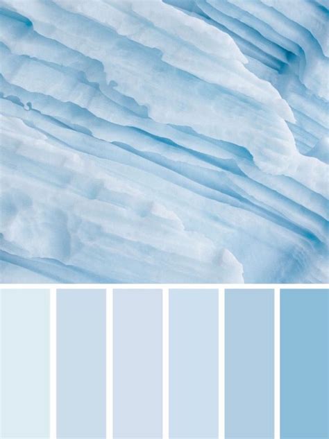 Ice Blue Blue Color Schemes Ice Blue Color Blue Color Pallet