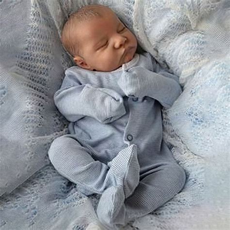 New Series Real Newborn Reborn Baby Boy Realistic Eyes Closed Reborn Baby Doll Named