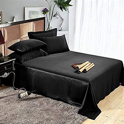 Consultar algo con la almohada. zlzty Juego de sábanas de Seda con sábanas Ajustables, sábanas, sá | Sabanas de seda, Ropa de ...