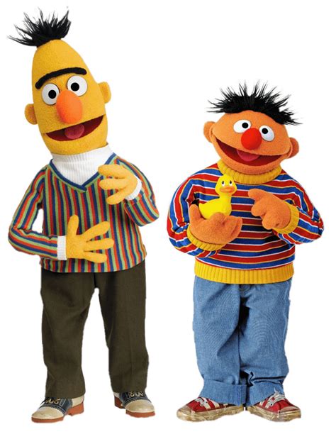 Sesame Street Bert And Ernie With Duck Png Icons In Sesame Street Svg
