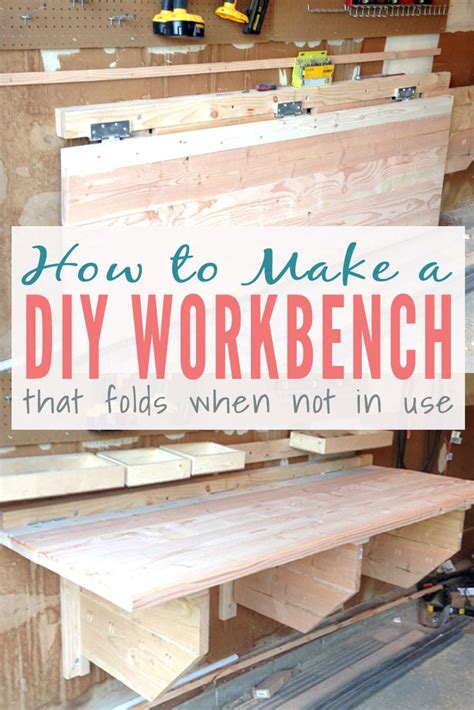 Diy Folding Workbench Easy Instructions For Building A Floating