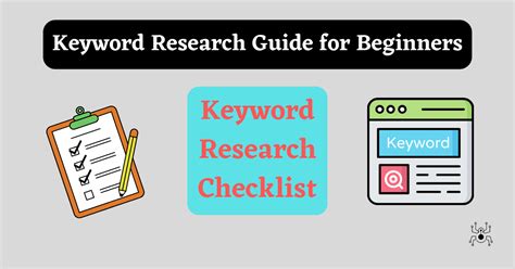 Ultimate Keyword Research Checklist 2023 From Beginner To Pro