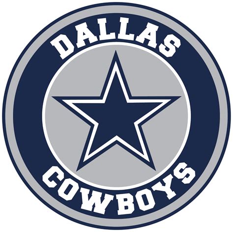 Dallas Cowboys Circle Logo Vinyl Decal / Sticker 5 sizes!! | Sportz For Less