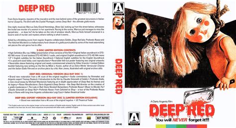 Deep Red Limited Edition Blu Ray Review Screenshots
