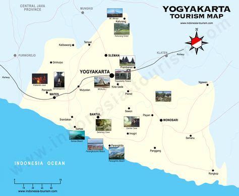 Yogyakarta Map Jogjakarta Map Peta Jogja Peta Yogya Indonesia