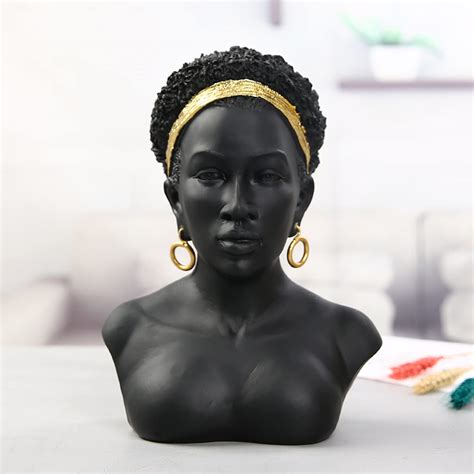 Buy Black African Woman Statuesafrican Art Bust Statueblack Decor