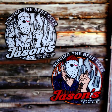 D Printed Sign Friday The Th Jasons Deli Horror Movie Wall Decor Jason Voorhees Home