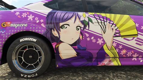Forza Horizon Anime Girls Livery Liveries Designs Paint Wraps Ecchi Itasha Cars Montage
