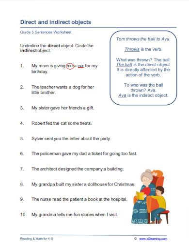Indirect Object 30 Examples Format How To Use Pdf