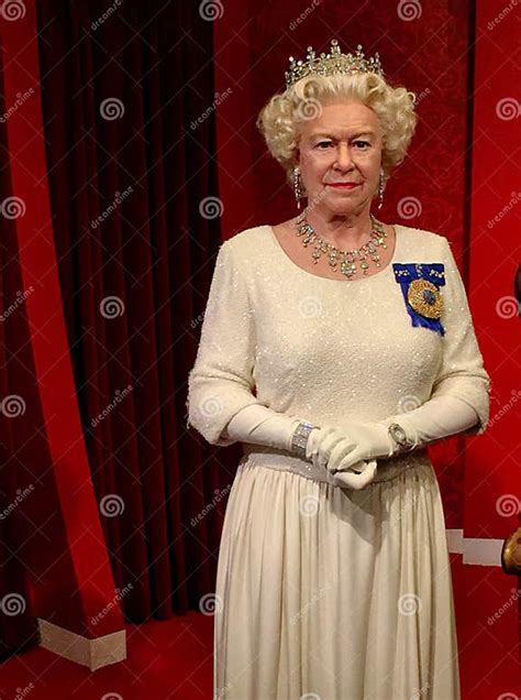 Queen Elizabeth Ii Waxwork Model Editorial Photo Image Of Royal