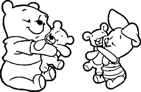 Free printable winnie the pooh coloring pages for kids bear coloring pages birthday coloring pages baby coloring pages coloring is a fantastic activity for pooh bear enthusiasts big and small. nice Baby Pooh Piglet Baby Coloring Page | Baby coloring ...