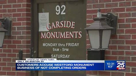 Westford monument business facing claims of false promises, deception