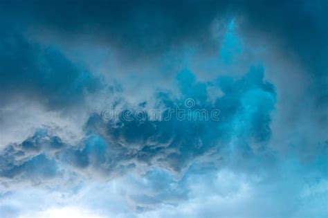 Dramatic Thunderstorm Clouds Stock Image Image Of Ominous Turbulence