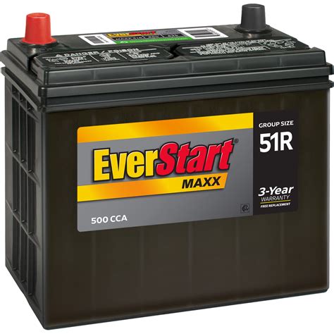 Everstart Maxx Lead Acid Automotive Battery Group Size 51r 12 Volt