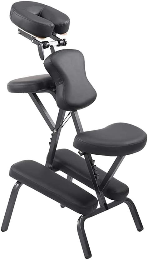 Portable Massage Chair Folding Tattoo Chairs High Density Sponge Height