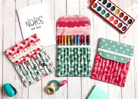 How To Sew A Beautiful Colored Pencil Pouch To Organize Your Creativity