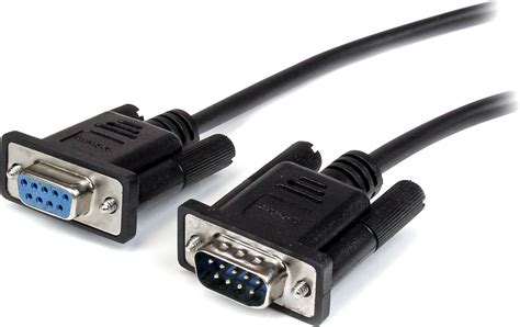 Db9 Rs232 Serial Extension Male To Female Cable 3m Black