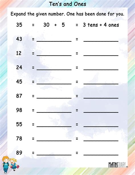 Worksheet On Numbers For Grade 2