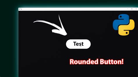 How To Make Rounded Buttons With Tkinter In Python Youtube