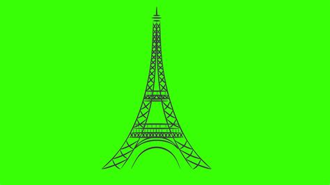 Green Screen Eiffel Tower Paris France Youtube