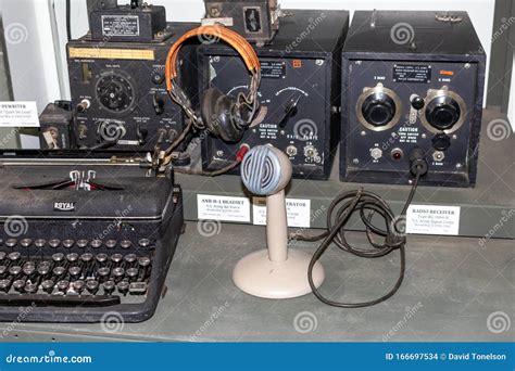 Vintage Radio Equipment Editorial Stock Image Image Of Forces 166697534