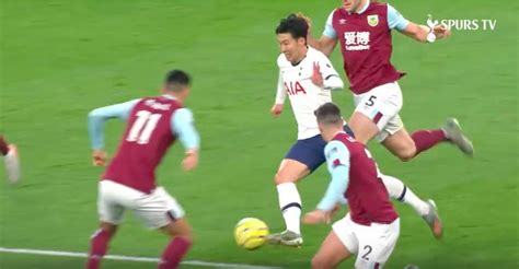 It wasnt clear that son was likely getting a goal until he broke past the last two defenders. Watch: Son Goal Vs Burnley 2019-20 From Every Angle