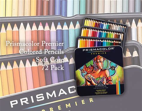 Prismacolor Premier Colored Pencils Soft Core 72 Pack Inkcartel