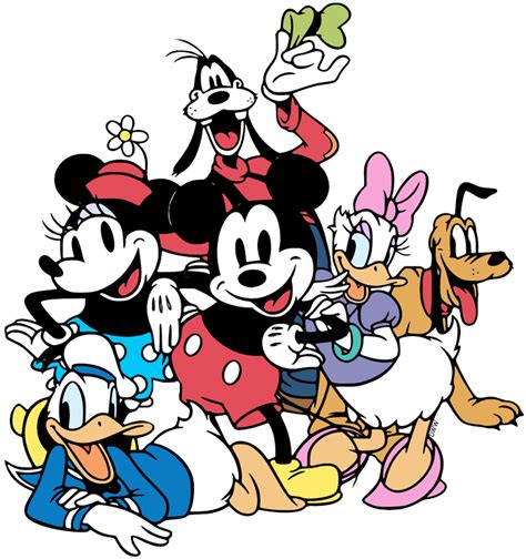 Classic Mickey And Friends Clip Art Disney Clip Art Galore