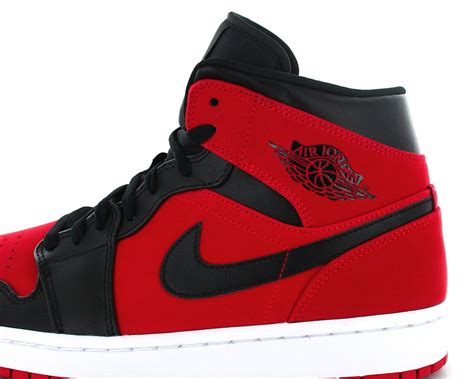 Jordan men's air jordan 1 retro high og obsidian/university blue. Jordan Air 1 Mid Rouge noir rouge 554724-610