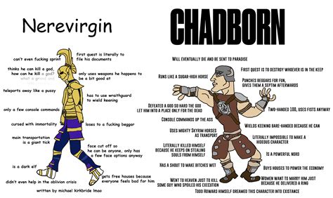 The Nerevirgin Vs Chadborn Virgin Vs Chad Know Your Meme
