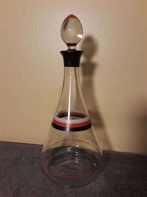 Vintage Glass Decanter With Stopper Collectors Weekly