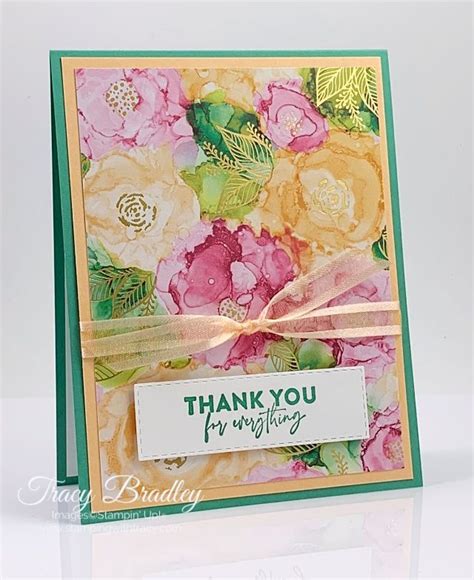 Stampin Up Expressions In Ink Designer Series Paper Stamping With