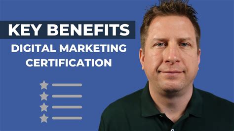 5 Key Benefits Of A Digital Marketing Certification Youtube