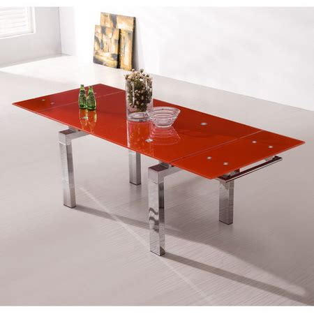 Browse our catalog of office, kitchen and dining furniture below. Extending Red Glass dining table Maxi