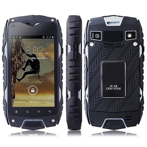new original z6 ip68 waterproof phone 4 0 shockproof dustproof mtk6572 dual core 512mb ram 3g