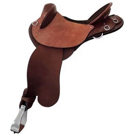 Brown Leather Western Stock Saddle Seat Sizes 14 Inch 18 Inch At Rs