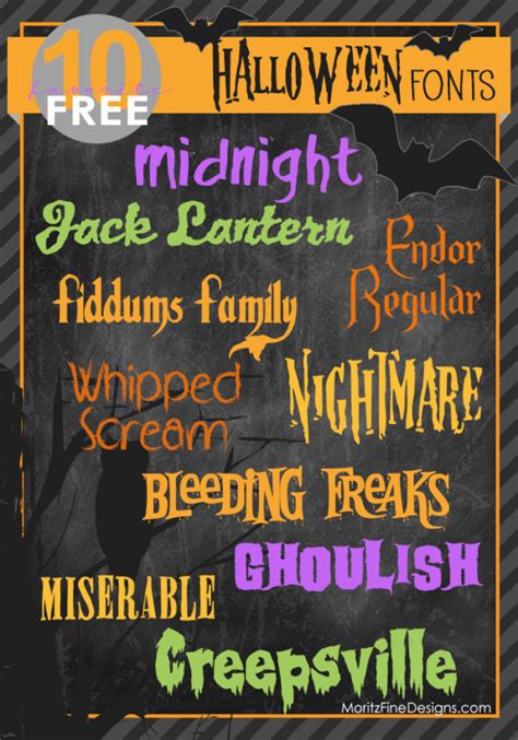 Spooky And Creepy Free Halloween Fonts Free Font Friday