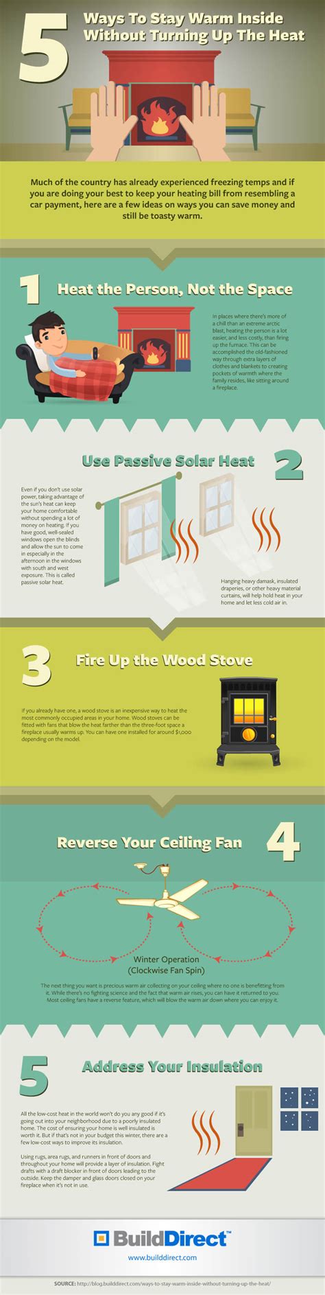 5 Ways To Stay Warm Without Turning Up The Heat An Infographic