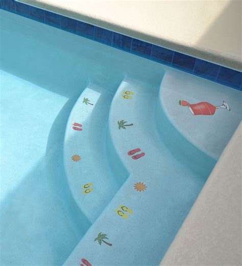 Step Markers Tropical Sold By The Linear Foot Mosaic Pool Swimming