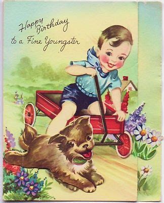 Nowadays, birthday ecards become really popular on the most birthday. Pin by Amy ♥ on ꧁Vintage Cards꧁ | Old birthday cards ...
