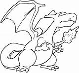 Charizard Pokemon Coloring Pages Color Netart Characters Printable Getdrawings Print Getcolorings sketch template