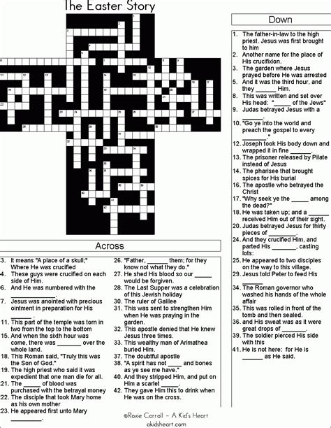 Esl crosswords make interesting vocabulary and grammar teaching activities in your lessons plans crosswords are also good supplementary esl teaching materials for your classroom. Bible Crossword Puzzles Printable With Answers | Printable Crossword Puzzles